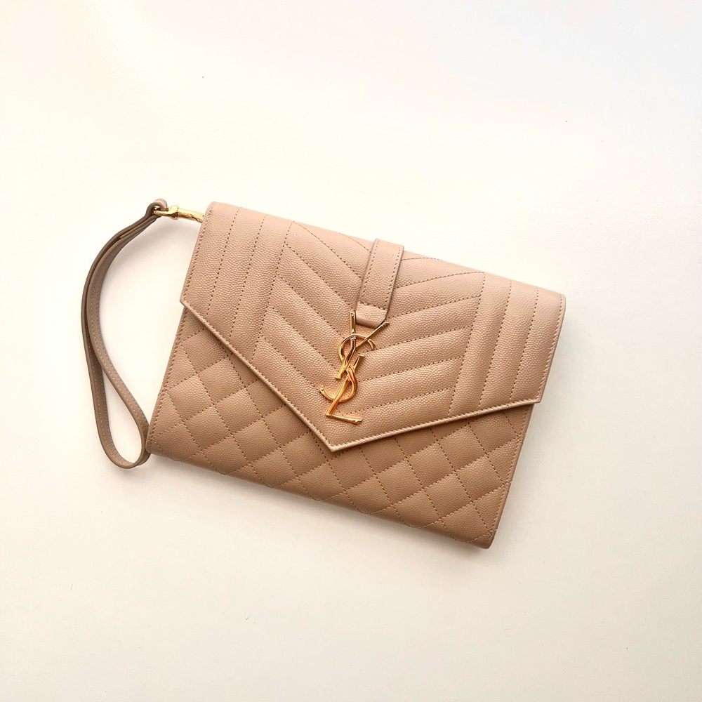 🔥Yves Saint Laurent Leather Clutch - Picture 3 of 16